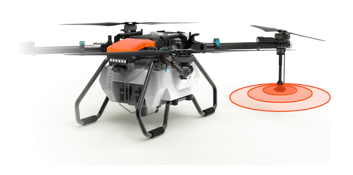 c30 Professional spraying with eight nozzles