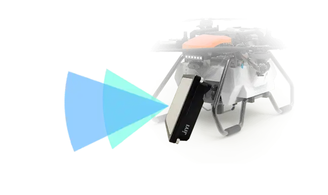 Front and rear obstacle avoidance radar, safer flight