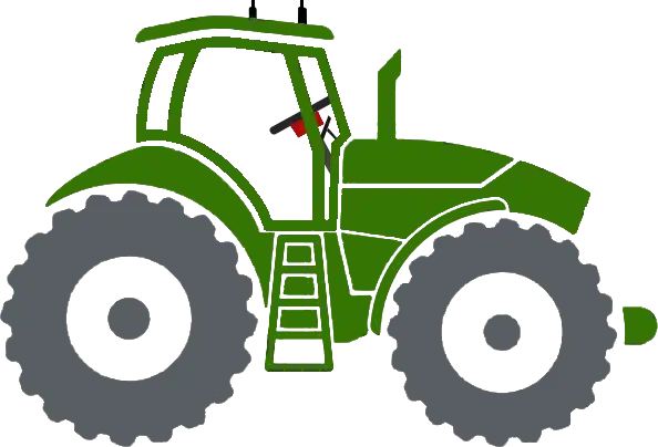Agricultural machinery illustration