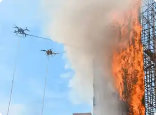 Model airplane scene